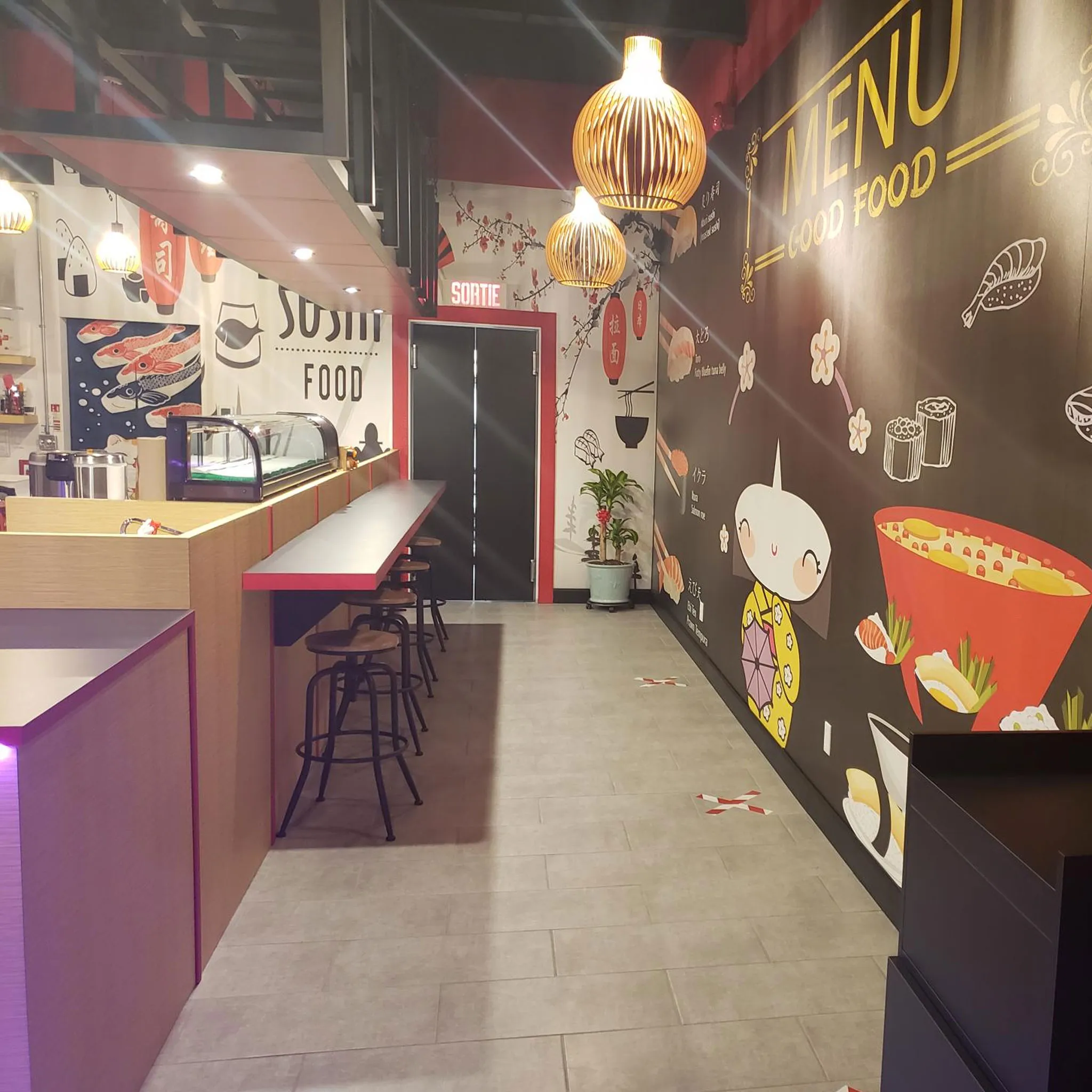 Salle et décor japonais de Mitosumo à Mirabel
